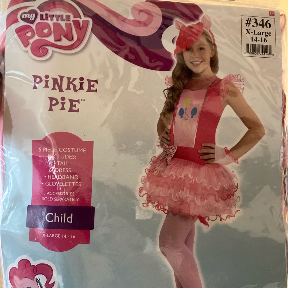 My Little Pony Pinkie Pie Kids Costume - Pink and White